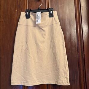 Khaki cotton girls Skirt NWT size medium (8/10)